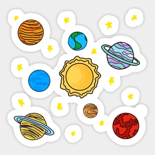 Outer Space Sticker